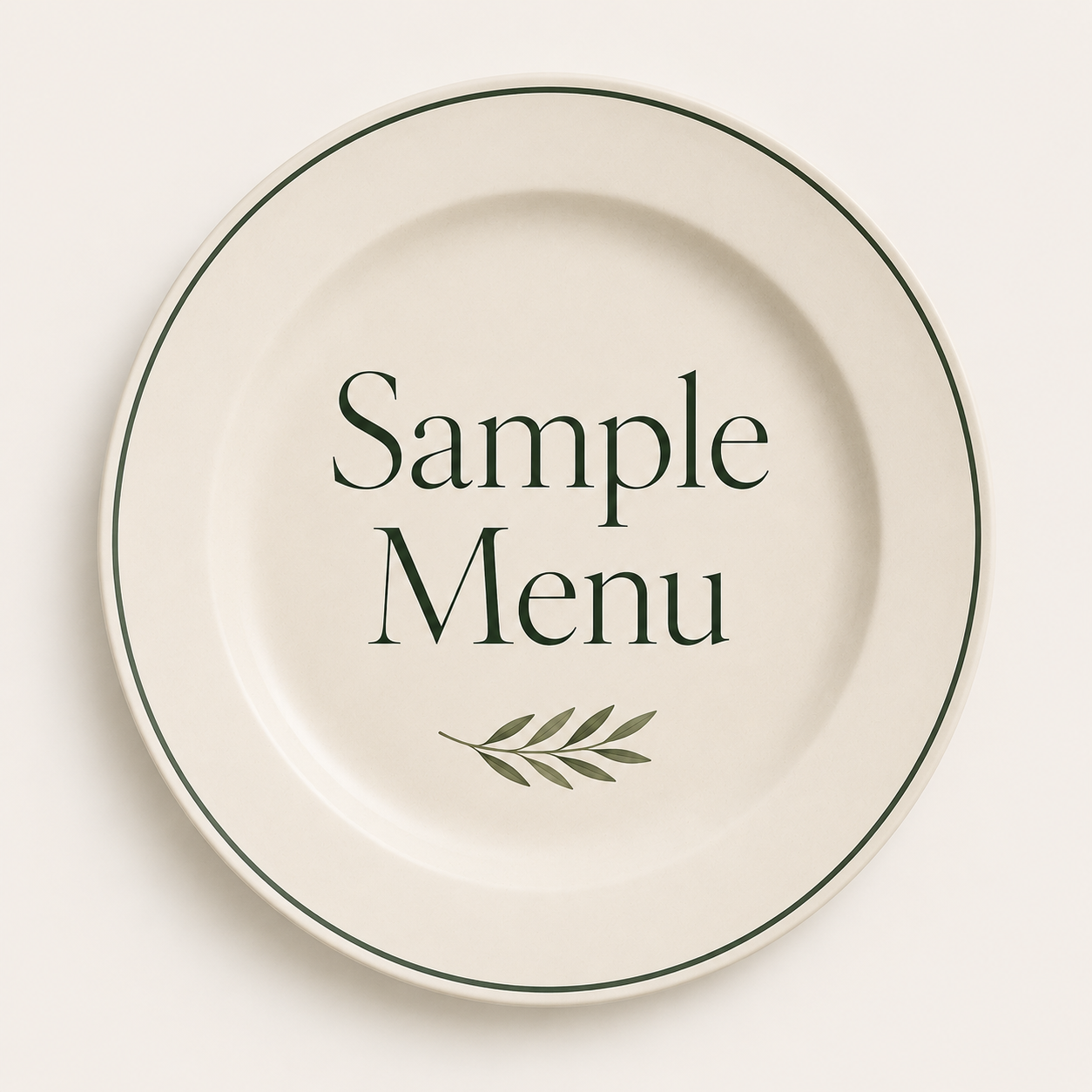 A selection of dishes prepared by Antonucci Cooks